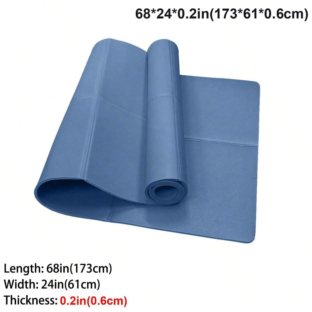 Tapis de yoga & fitness pliable EVA – 173 × 61 cm