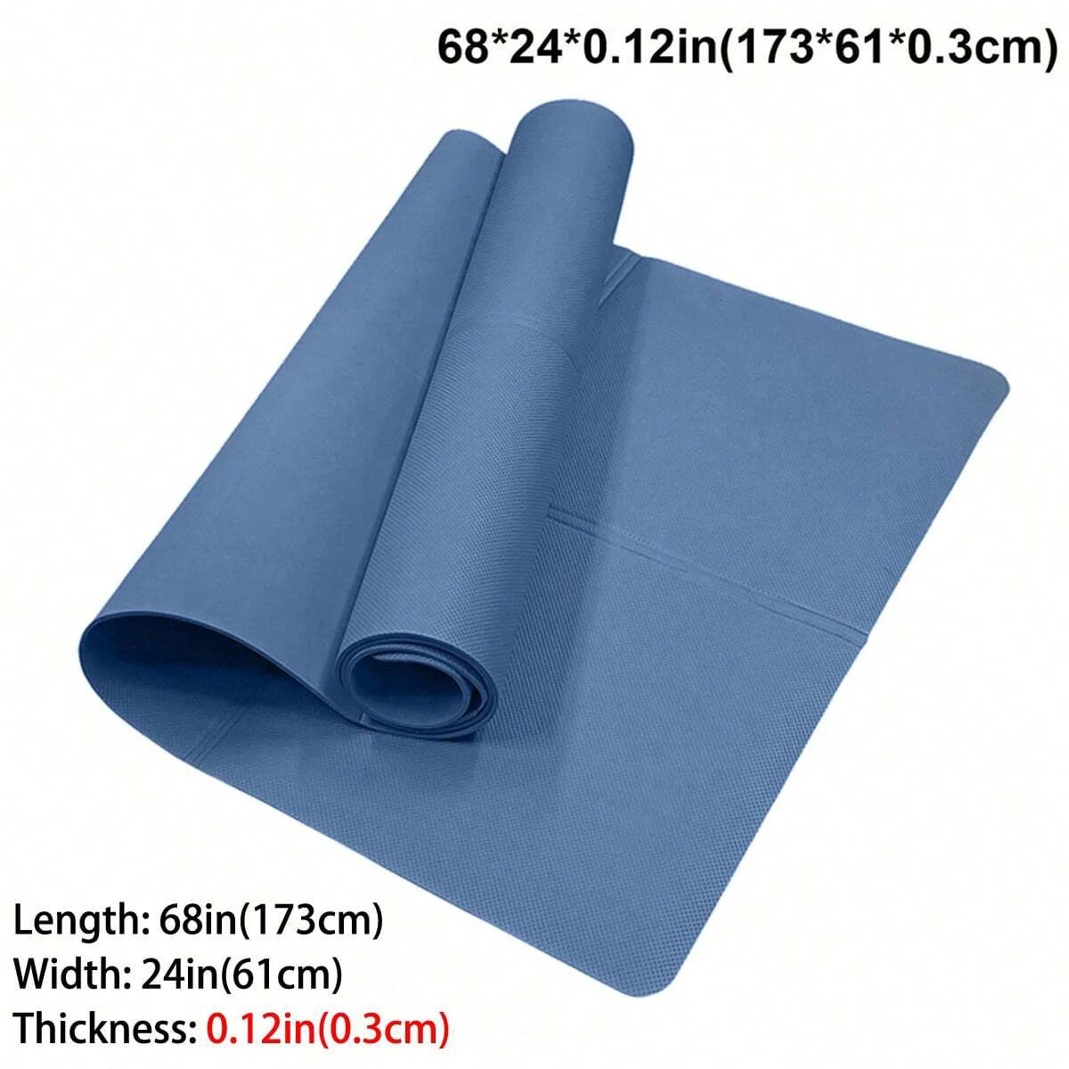 Tapis de yoga & fitness pliable EVA – 173 × 61 cm